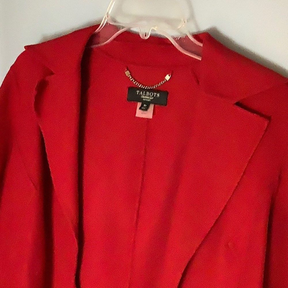 Warm red jacket